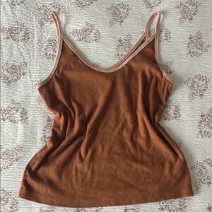 Universal Thread Brown Sleeveless Fitted Camisole